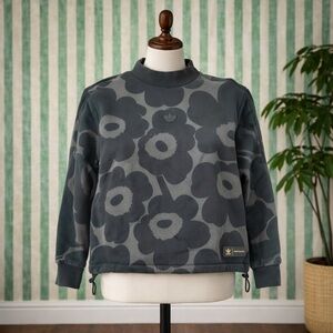 Adidas x Merimekko Flower Crop Corded Sweatshirt